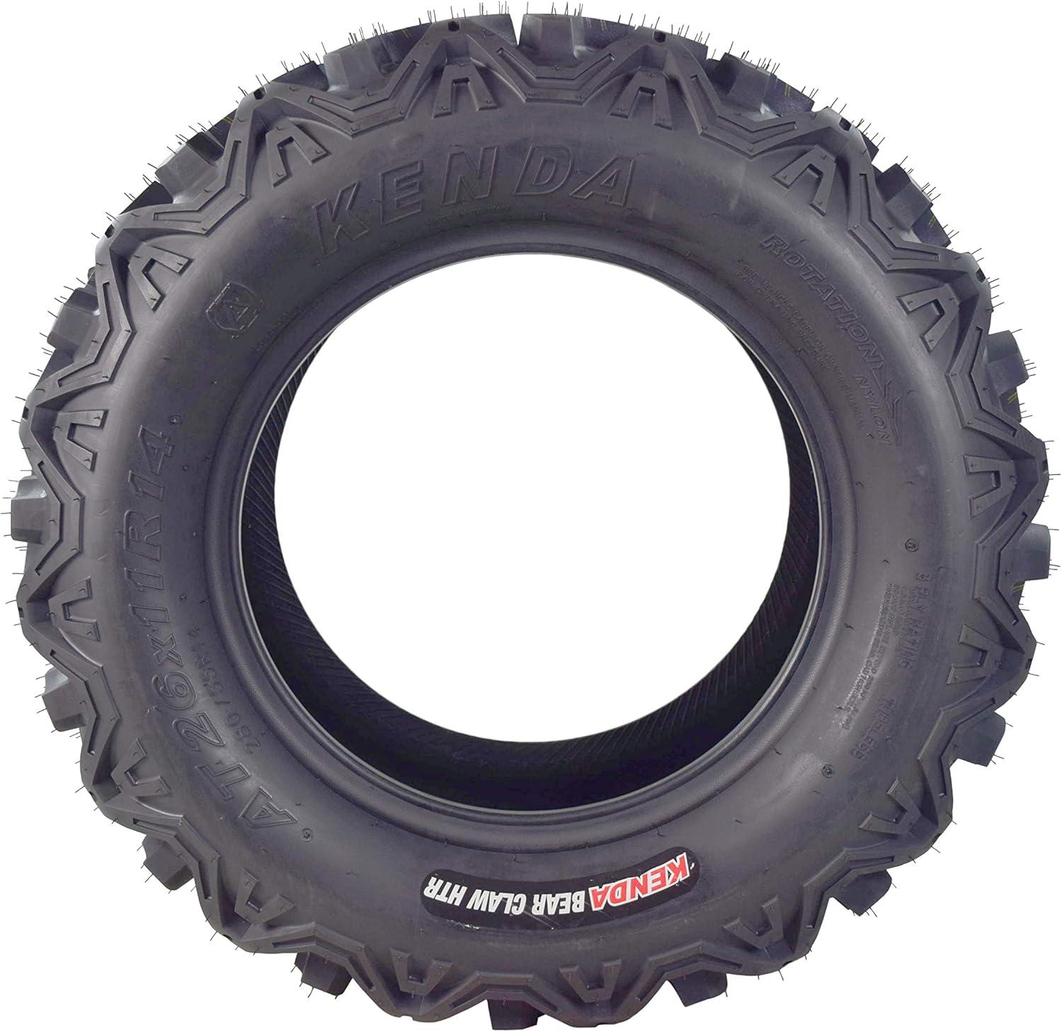 imageKenda Bear Claw 26x1114 HTR Radial ATVUTV Tire with Keychain26x11R14