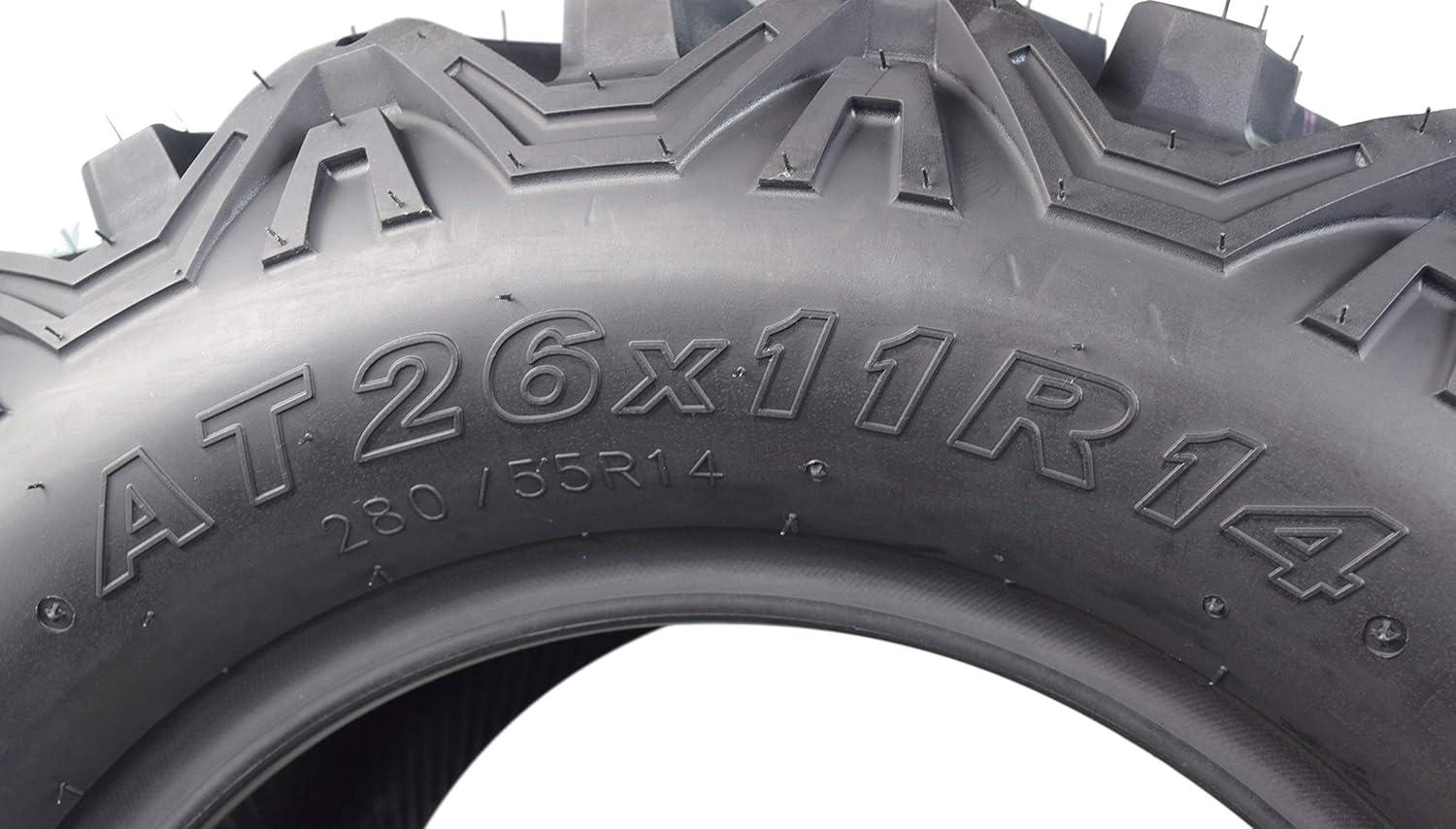 imageKenda Bear Claw 26x1114 HTR Radial ATVUTV Tire with Keychain26x11R14