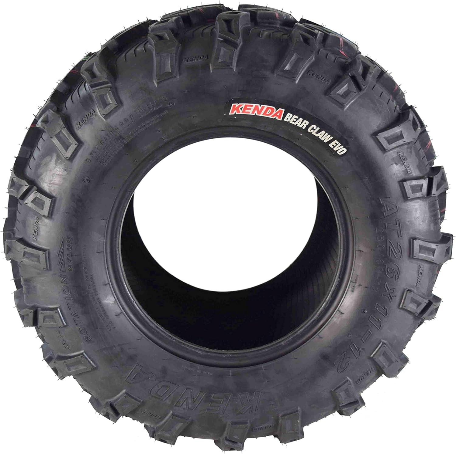 imageKenda Bear Claw EVO 26x1112 ATV UTV All Terrain Mud Bearclaw Tires with Bottle Opener Keychain