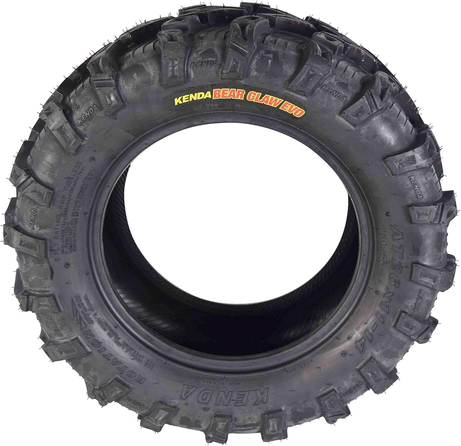 imageKenda Bear Claw EVO 26x1114 ATV UTV All Terrain Mud Tires with Bottle Opener Keychain
