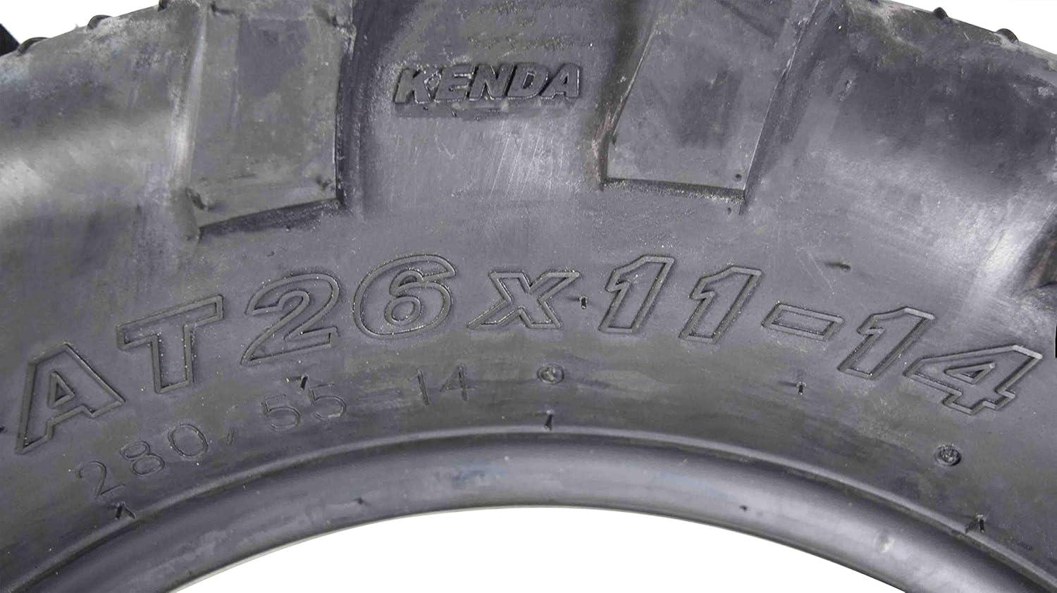 imageKenda Bear Claw EVO 26x1114 ATV UTV All Terrain Mud Tires with Bottle Opener Keychain