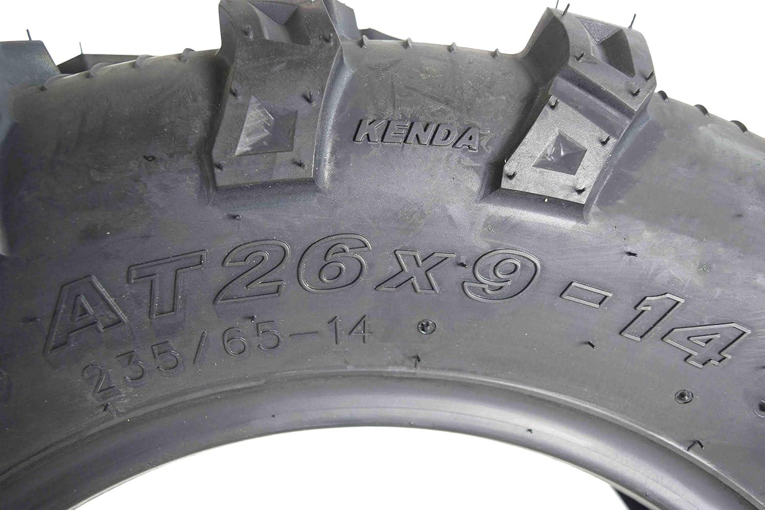 imageKenda Bear Claw EVO 26x914 ATV UTV All Terrain Mud Tires with Bottle Opener Keychain
