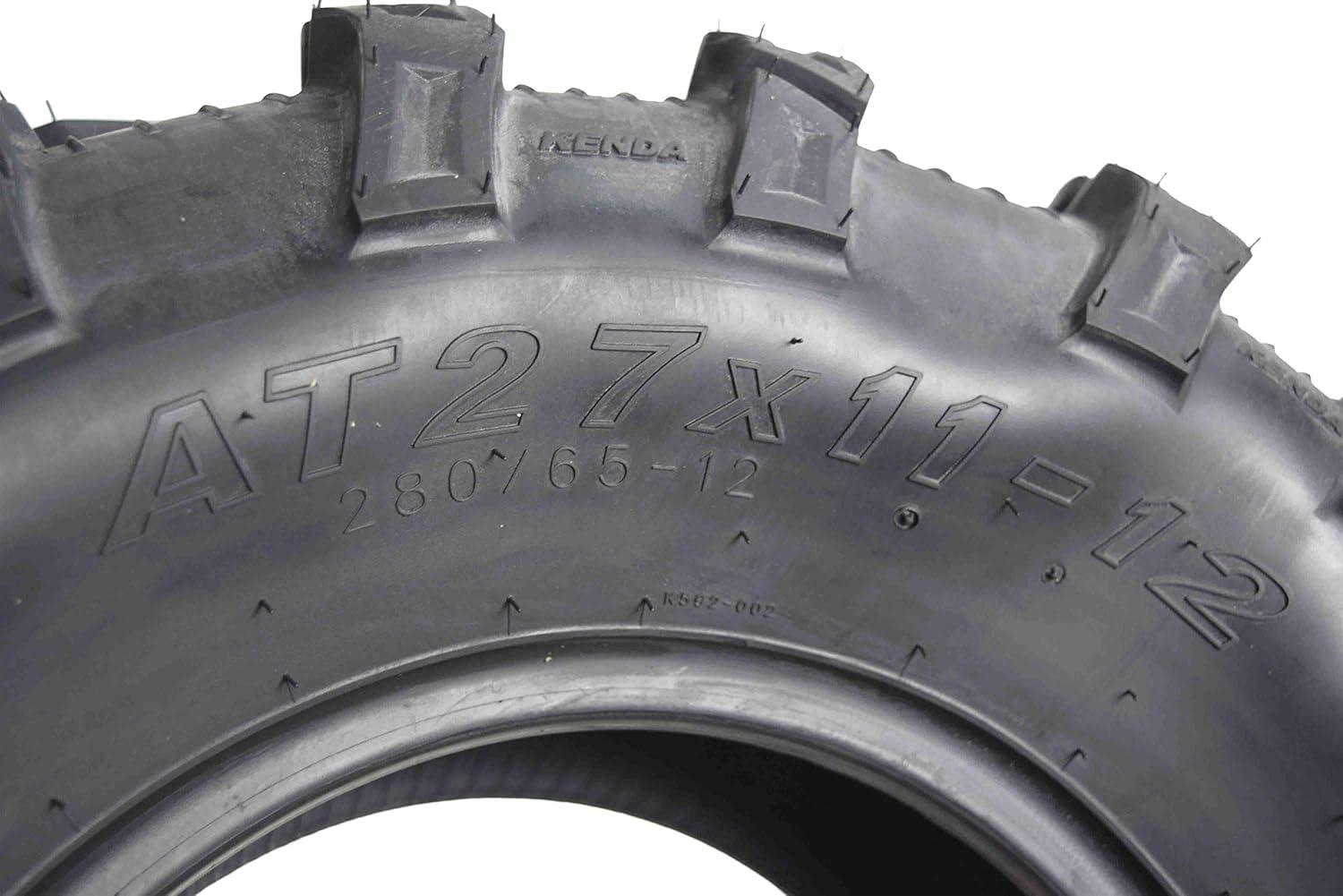 imageKenda Bear Claw EVO ATV UTV All Terrain Mud Bearclaw Tires with Bottle Opener Keychain 27x1112 Rear
