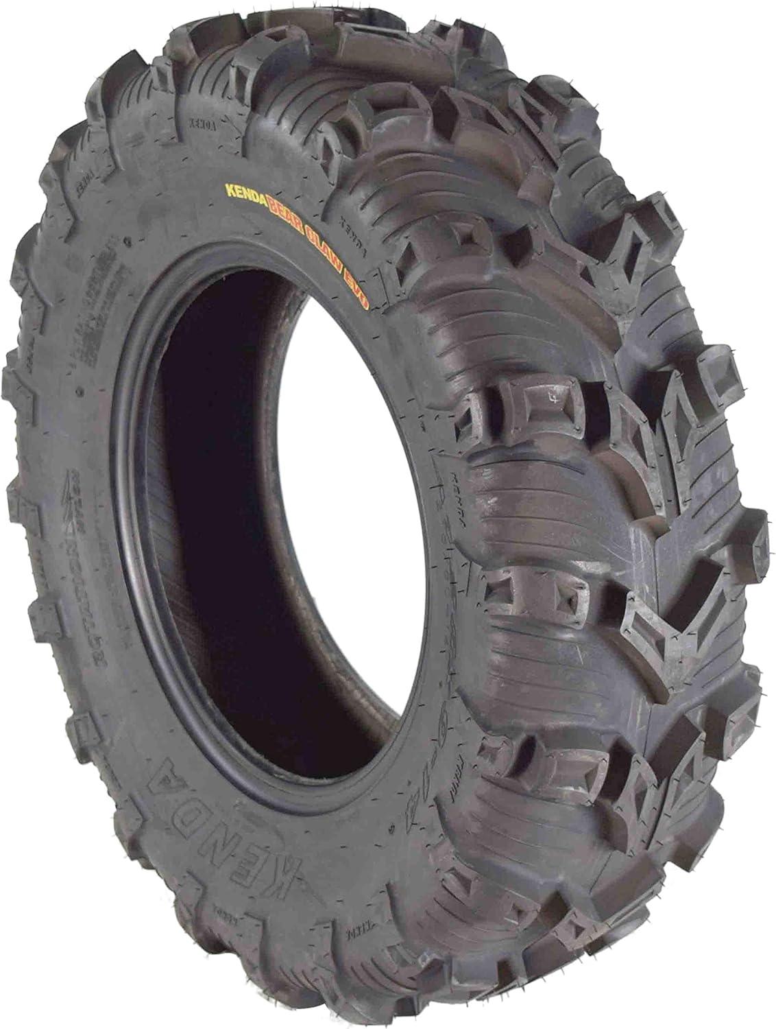imageKenda Bear Claw EVO ATV UTV All Terrain Mud Bearclaw Tires with Bottle Opener Keychain 4 Pack Set 28x914 Front 28x1114 Rear28x914 Front 28x1114 Rear