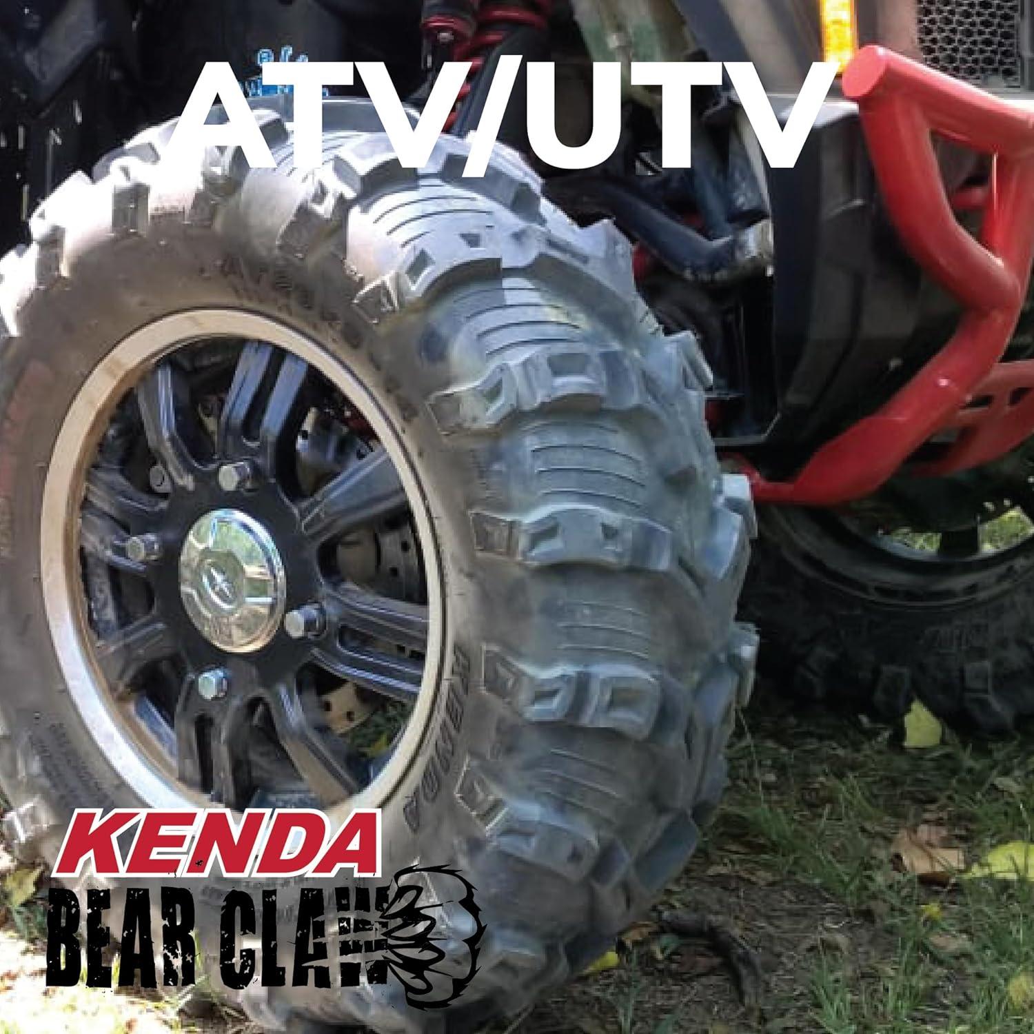 imageKenda Bearclaw EVO K59225x812 Front Tire for All Terrain ATV UTV and Side by Side SxS Vehicles  6Ply  Bear Claw EVO 25x8x12 with Kenda Keychain25x812 2 Pack