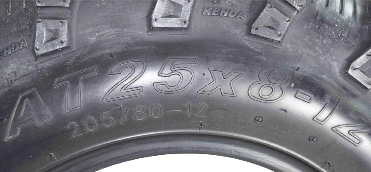 imageKenda Bearclaw EVO K59225x812 Front Tire for All Terrain ATV UTV and Side by Side SxS Vehicles  6Ply  Bear Claw EVO 25x8x12 with Kenda Keychain25x812