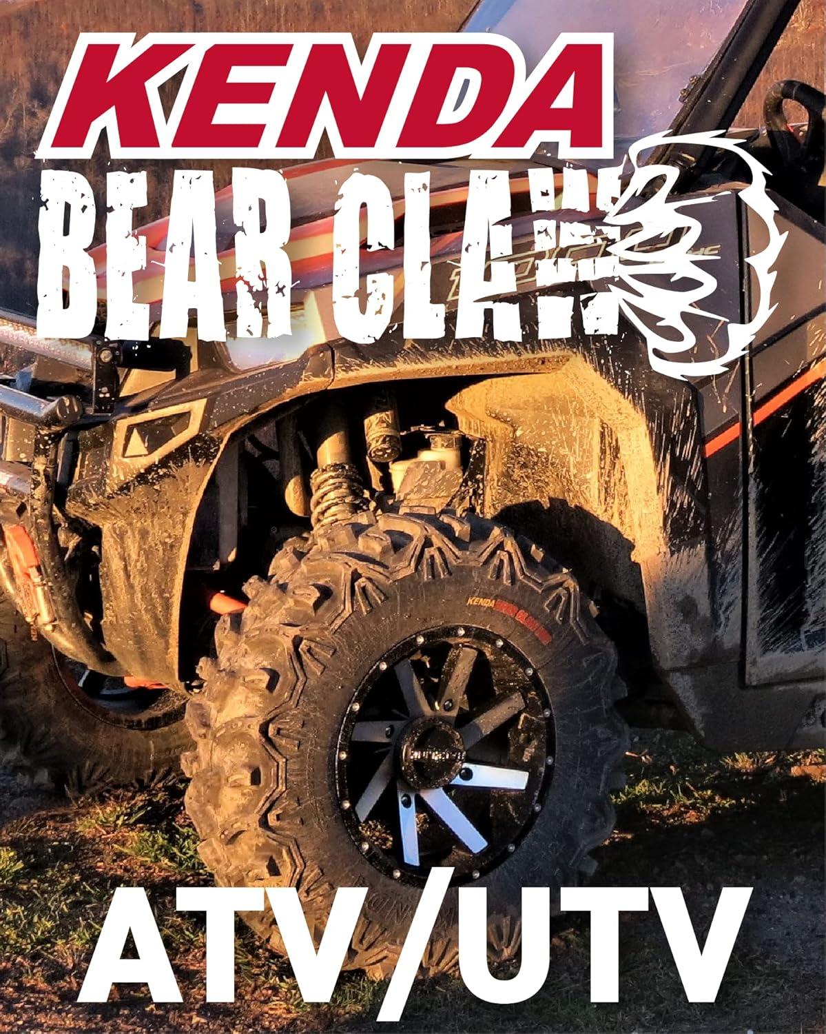 imageKenda Bearclaw EX K573  25x812 Front ampamp 25x1110 Rear Tires for All Terrain ATV UTV and Side by Side SxS Vehicles  6Ply  Bear Claw EX 25x8x12 25x11x10 4Pack