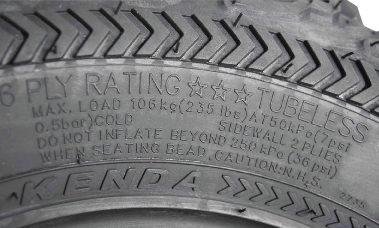imageKenda Bearclaw EX K57321x710 Front Tire for All Terrain ATV UTV and Side by Side SxS Vehicles  6Ply  Bear Claw EX 21x7x1021x710 2 Pack