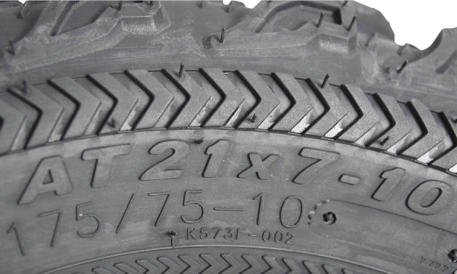 imageKenda Bearclaw EX K57321x710 Front Tire for All Terrain ATV UTV and Side by Side SxS Vehicles  6Ply  Bear Claw EX 21x7x1021x710 2 Tires  2 Tubes