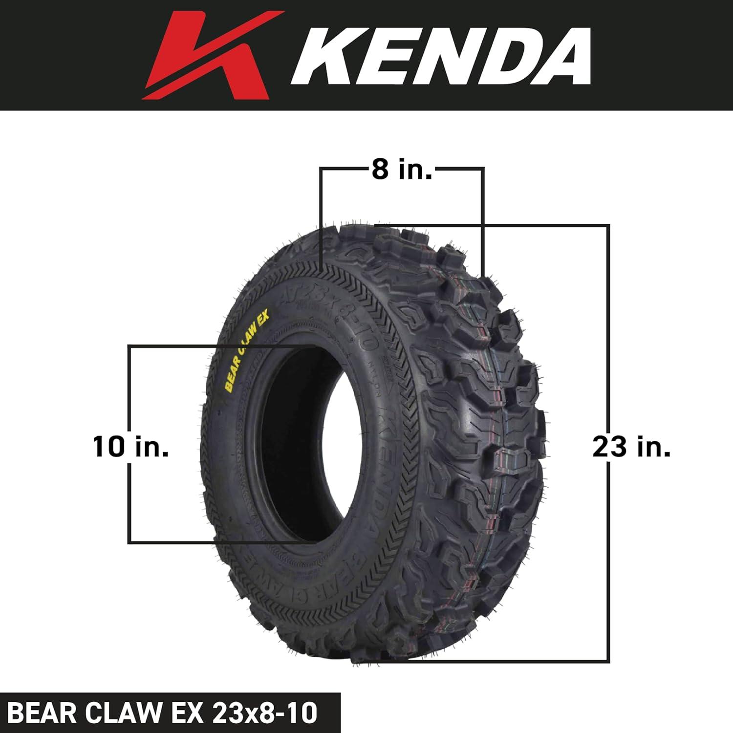 imageKenda Bearclaw EX K57321x710 Front Tire for All Terrain ATV UTV and Side by Side SxS Vehicles  6Ply  Bear Claw EX 21x7x1023x810 2 Pack