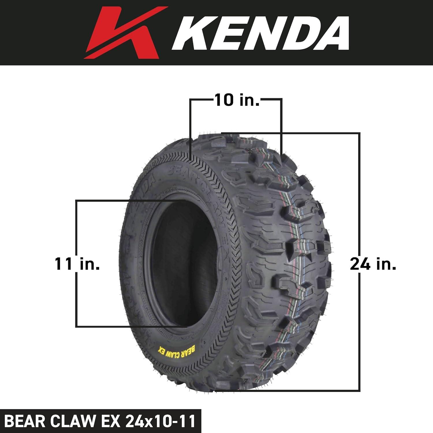 imageKenda Bearclaw EX K57321x710 Front Tire for All Terrain ATV UTV and Side by Side SxS Vehicles  6Ply  Bear Claw EX 21x7x1024x1011 2 Pack
