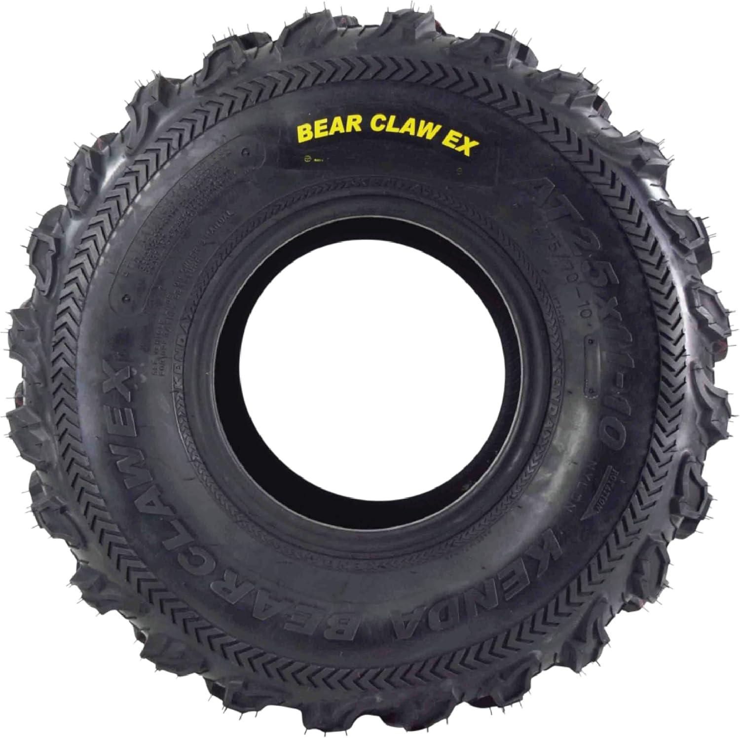 imageKenda Bearclaw EX K57321x710 Front Tire for All Terrain ATV UTV and Side by Side SxS Vehicles  6Ply  Bear Claw EX 21x7x1025x1110