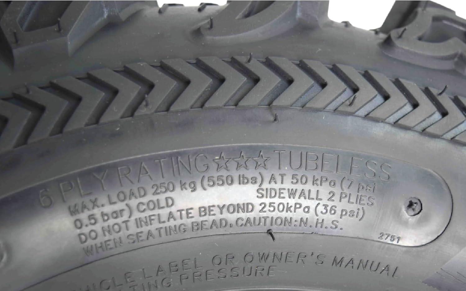 imageKenda Bearclaw EX K57321x710 Front Tire for All Terrain ATV UTV and Side by Side SxS Vehicles  6Ply  Bear Claw EX 21x7x1027x1212 4 Pack
