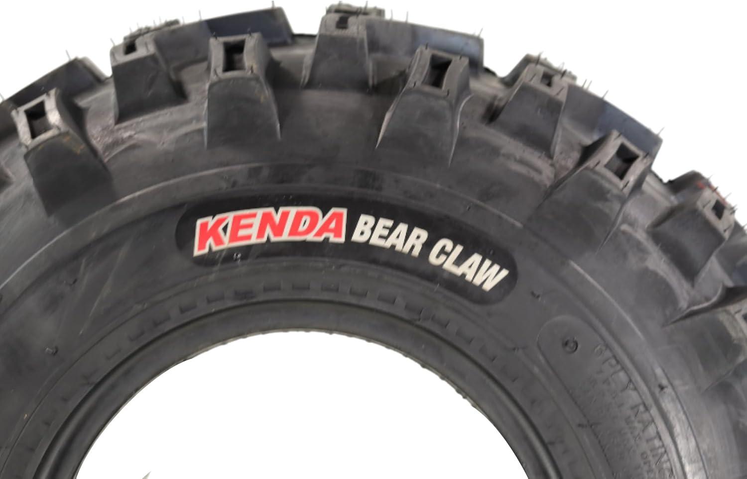 imageKenda Bearclaw K29922x711 Front Tire for All Terrain ATV UTV and Side by Side SxS Vehicles  6Ply  Bear Claw 22x7x11 with Kenda Keychain22x129