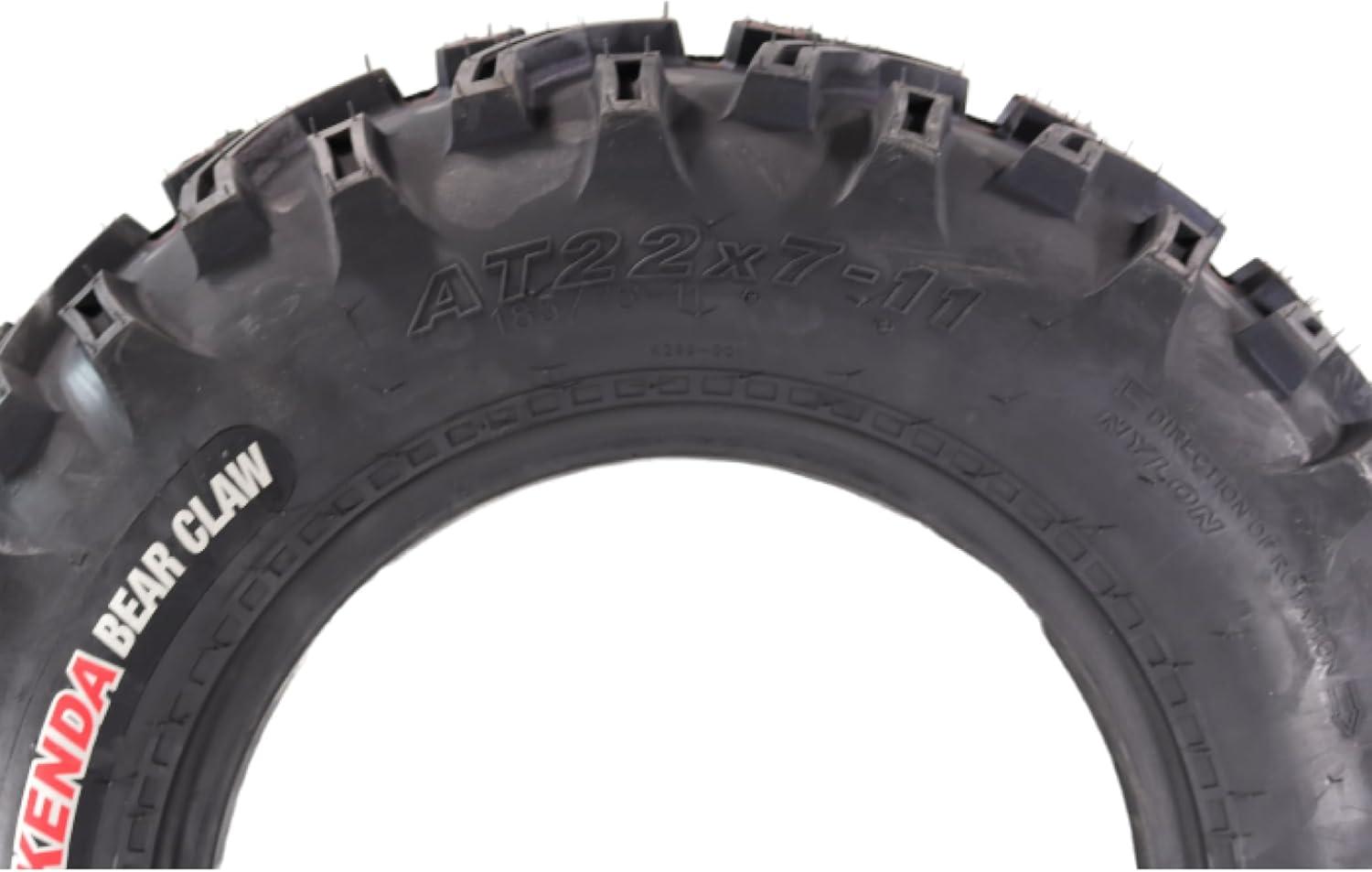 imageKenda Bearclaw K29922x711 Front Tire for All Terrain ATV UTV and Side by Side SxS Vehicles  6Ply  Bear Claw 22x7x11 with Kenda Keychain22x711 2
