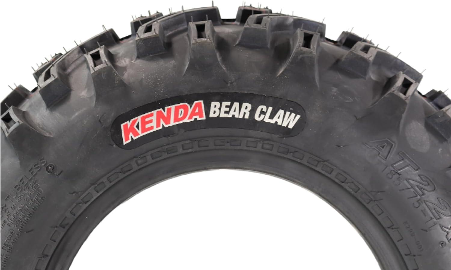 imageKenda Bearclaw K29922x711 Front Tire for All Terrain ATV UTV and Side by Side SxS Vehicles  6Ply  Bear Claw 22x7x11 with Kenda Keychain22x711 2
