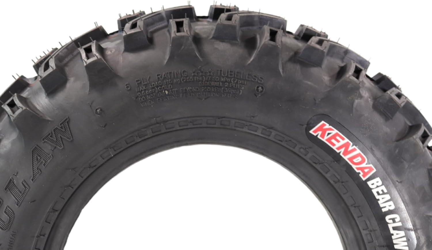 imageKenda Bearclaw K29922x711 Front Tire for All Terrain ATV UTV and Side by Side SxS Vehicles  6Ply  Bear Claw 22x7x11 with Kenda Keychain22x711 2
