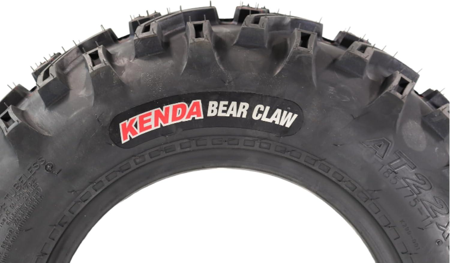 imageKenda Bearclaw K29922x711 Front Tire for All Terrain ATV UTV and Side by Side SxS Vehicles  6Ply  Bear Claw 22x7x11 with Kenda Keychain22x711