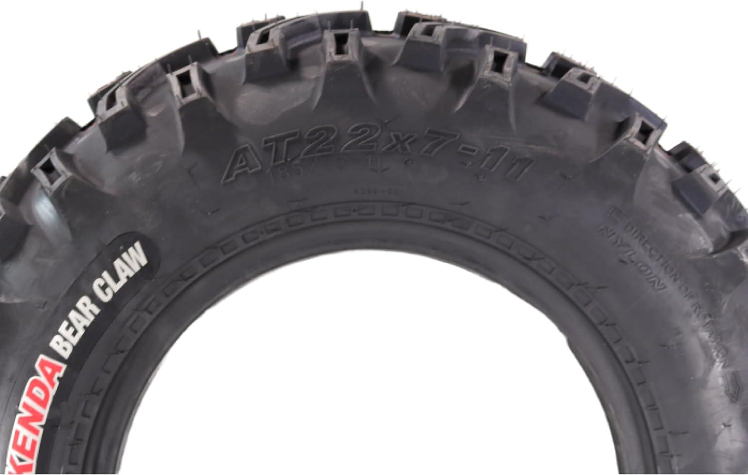 imageKenda Bearclaw K29925x811 Front Tire for All Terrain ATV UTV and Side by Side SxS Vehicles  6Ply  Bear Claw 25x8x11 with Kenda Keychain22x711