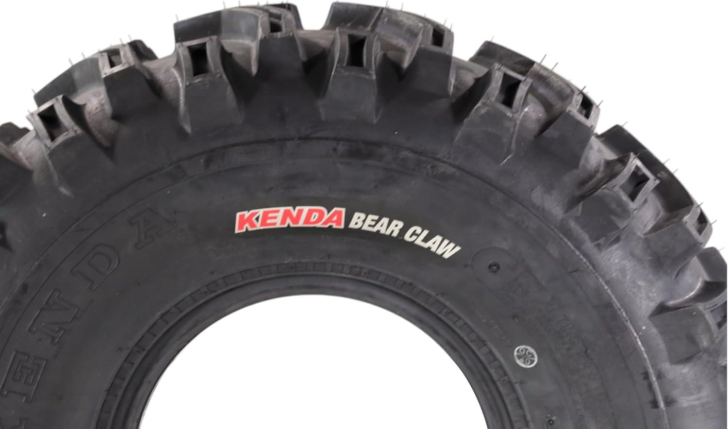 imageKenda Bearclaw K29925x811 Front Tire for All Terrain ATV UTV and Side by Side SxS Vehicles  6Ply  Bear Claw 25x8x11 with Kenda Keychain25x1259