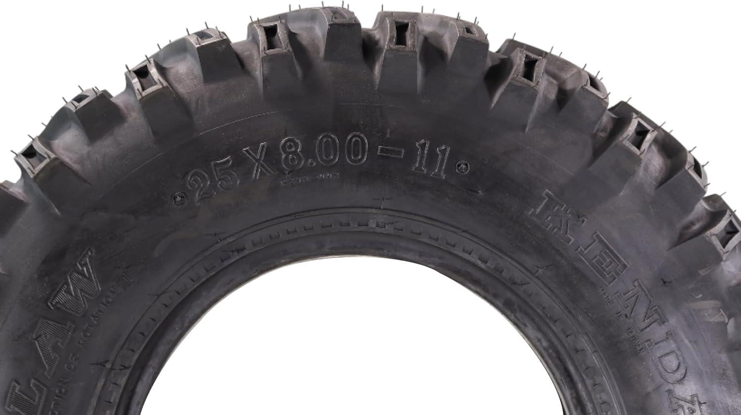 imageKenda Bearclaw K29925x811 Front Tire for All Terrain ATV UTV and Side by Side SxS Vehicles  6Ply  Bear Claw 25x8x11 with Kenda Keychain25x811 2