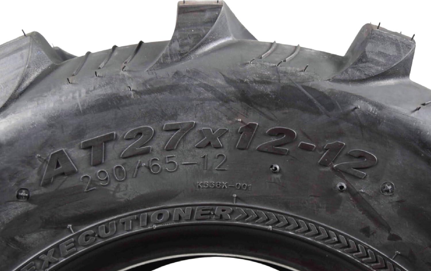 imageKenda Executioner K53827x1212 Rear Tire for All Terrain ATV UTV and Side by Side SxS Vehicles  6Ply  27x12x12