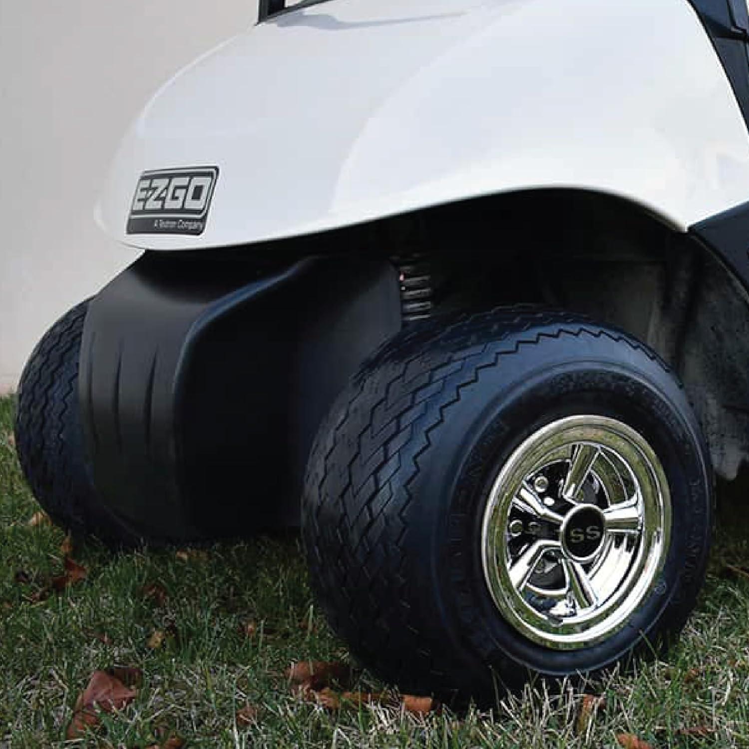 imageKenda HoleN1 K389 18x858 Golf Cart Tire with 4Ply Rating ampamp PreAssembled SemiGloss Black Wheel with Keychain  Hole in one 188584Pack18x858 Black