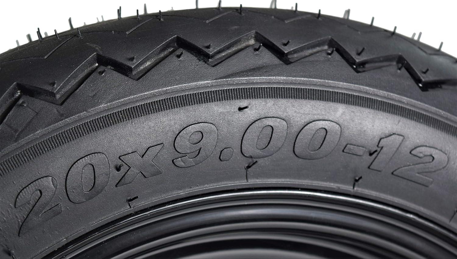 imageKenda HoleN1 K389 20x912 Tubeless Golf Cart Turf Tire 4Ply Rating with Keychain Hole in one 20912  4 Pack20x912 2 Pack