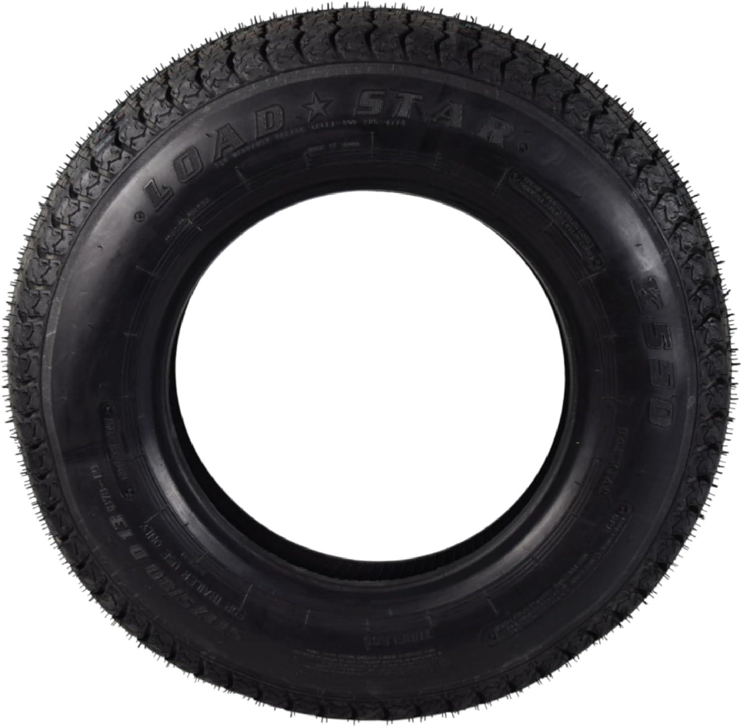 imageKenda K550 ST17580D13 Loadstar Trailer Tire BiasPly Tire for Superior Towing Performance with Enhanced Stability for Utility Trailers Cargo Trailers and Boats with Kenda Keychain 4 PackST17580D13 4 Pack