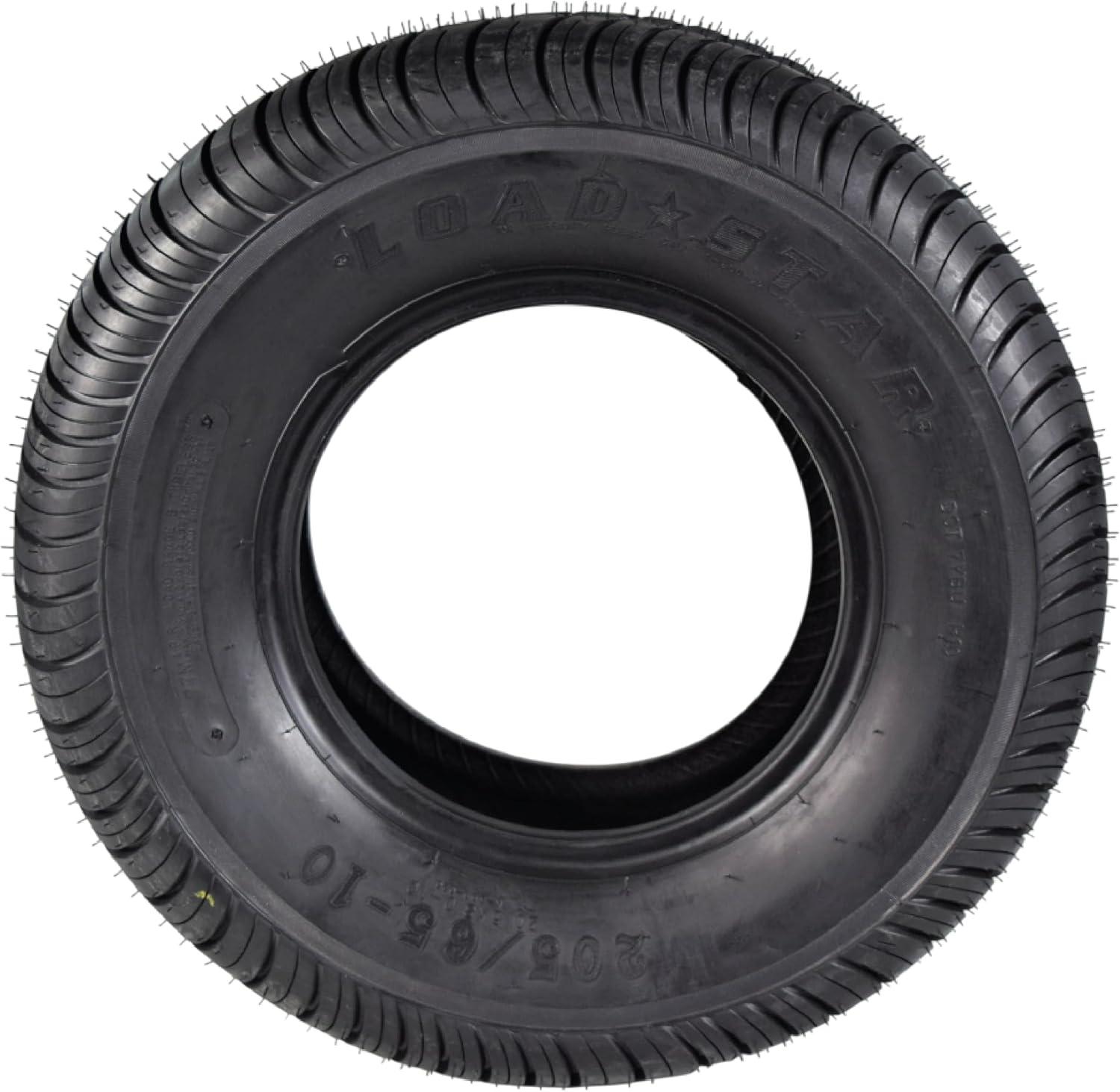 imageKenda K550 ST17580D13 Loadstar Trailer Tire BiasPly Tire for Superior Towing Performance with Enhanced Stability for Utility Trailers Cargo Trailers and Boats with Kenda Keychain 4 Pack2056510 Single