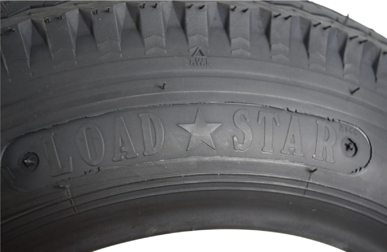 imageKenda K550 ST17580D13 Loadstar Trailer Tire BiasPly Tire for Superior Towing Performance with Enhanced Stability for Utility Trailers Cargo Trailers and Boats with Kenda Keychain 4 Pack48012 4 Ply Single