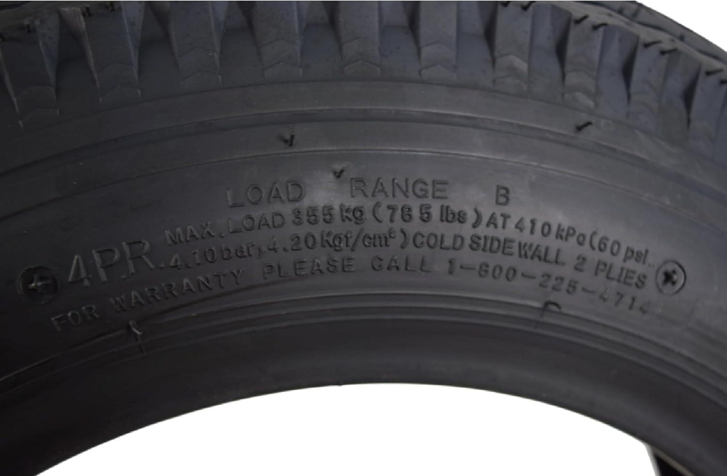 imageKenda K550 ST17580D13 Loadstar Trailer Tire BiasPly Tire for Superior Towing Performance with Enhanced Stability for Utility Trailers Cargo Trailers and Boats with Kenda Keychain 4 Pack48012 4 Ply Single