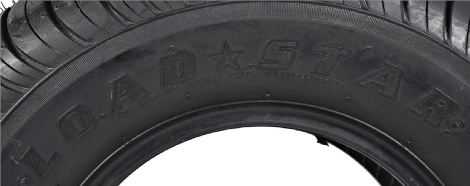 imageKenda K550 ST17580D13 Loadstar Trailer Tire BiasPly Tire for Superior Towing Performance with Enhanced Stability for Utility Trailers Cargo Trailers and Boats with Kenda Keychain 4 Pack2056510 Single