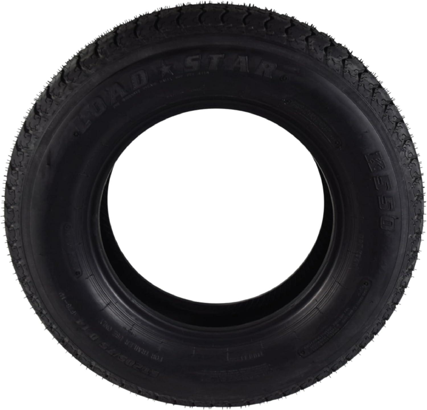imageKenda K550 ST17580D13 Loadstar Trailer Tire BiasPly Tire for Superior Towing Performance with Enhanced Stability for Utility Trailers Cargo Trailers and Boats with Kenda Keychain 4 PackST20575D14 4 Pack