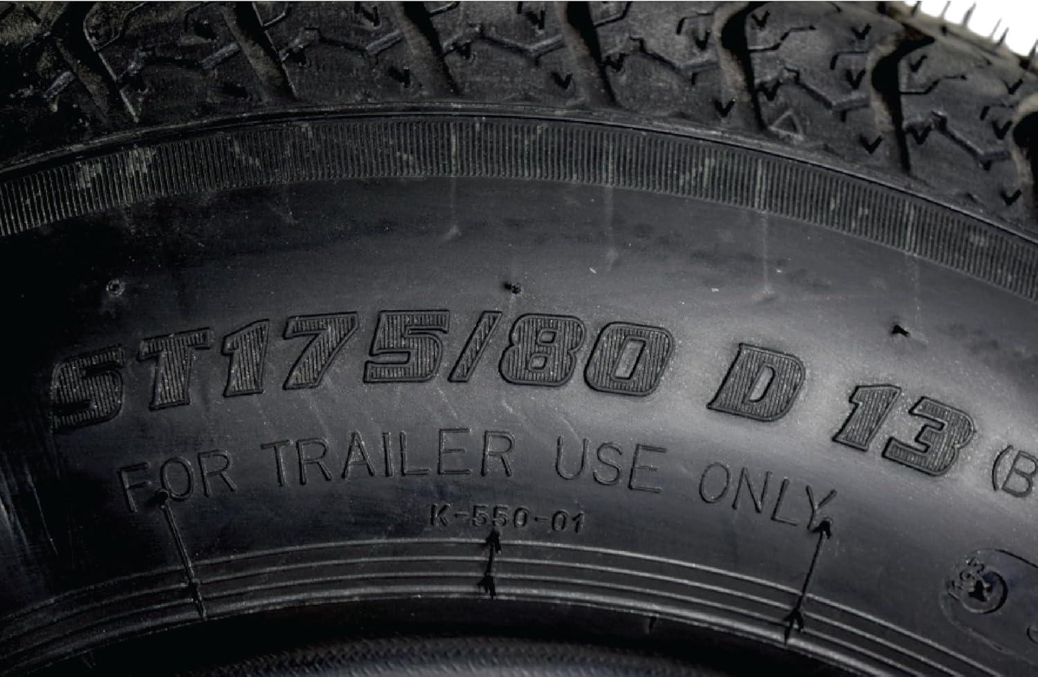 imageKenda K550 ST17580D13 Loadstar Trailer Tire BiasPly Tire for Superior Towing Performance with Enhanced Stability for Utility Trailers Cargo Trailers and Boats with Kenda Keychain 4 PackST17580D13 4 Pack