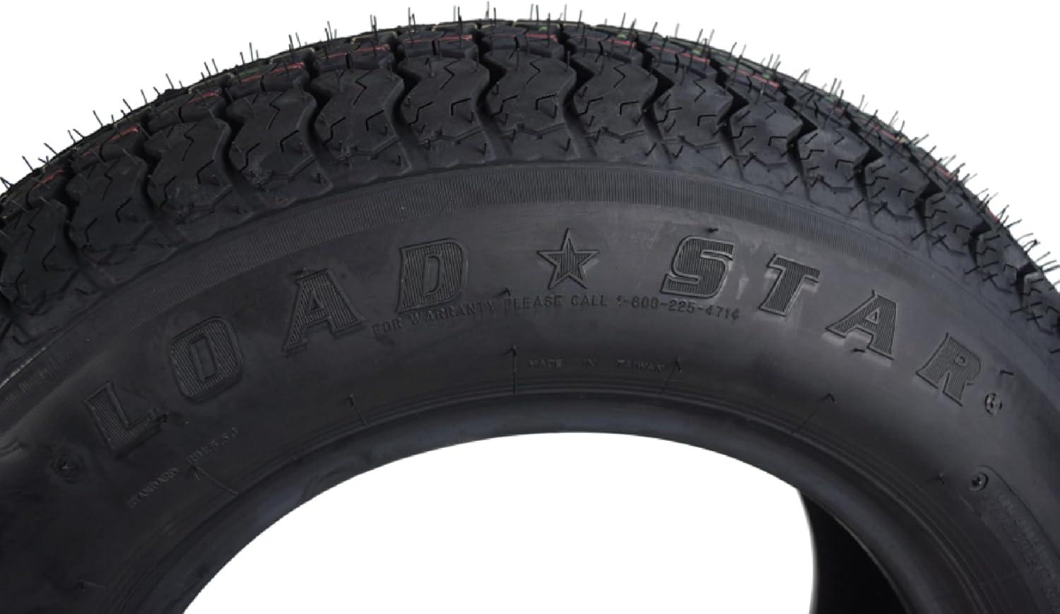 imageKenda K550 ST17580D13 Loadstar Trailer Tire BiasPly Tire for Superior Towing Performance with Enhanced Stability for Utility Trailers Cargo Trailers and Boats with Kenda Keychain 4 PackST20575D15 Single