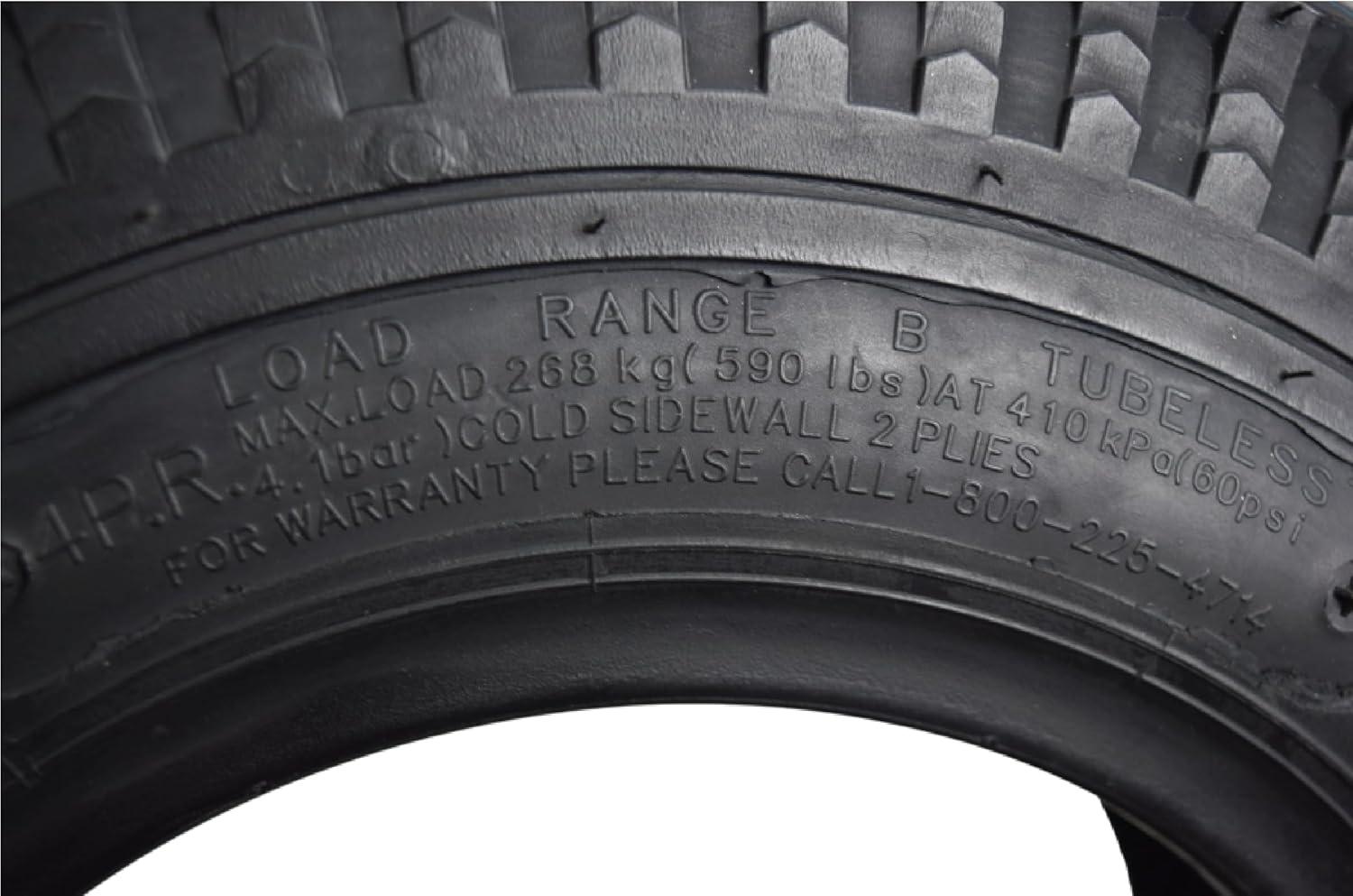 imageKenda K550 ST17580D13 Loadstar Trailer Tire BiasPly Tire for Superior Towing Performance with Enhanced Stability for Utility Trailers Cargo Trailers and Boats with Kenda Keychain 4 Pack4804008