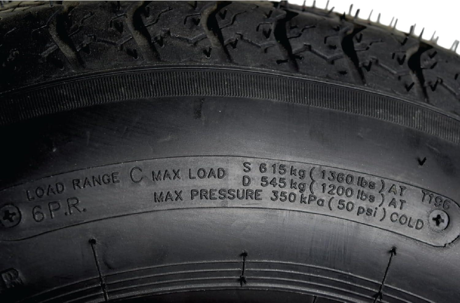 imageKenda K550 ST17580D13 Loadstar Trailer Tire BiasPly Tire for Superior Towing Performance with Enhanced Stability for Utility Trailers Cargo Trailers and Boats with Kenda Keychain 4 PackST17580D13 4 Pack