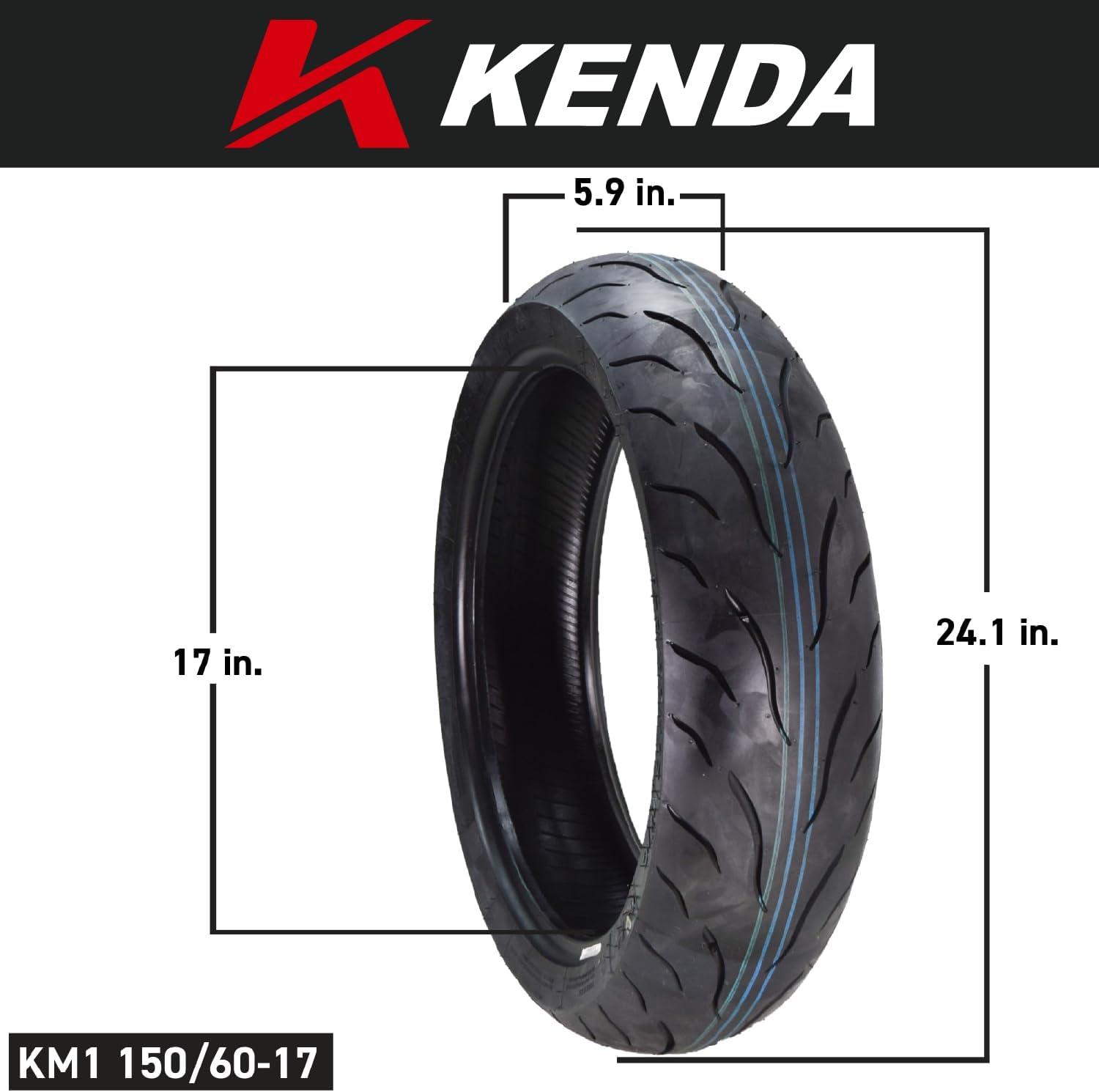 imageKenda KM1 KM001 12070ZR17 Front 58W ampamp 18055ZR17 Rear 73W Tires for Sport Touring Motorcycles Radial with HighSpeed Stability ampamp Excellent Wet Grip wKeychain 1207017 1805517 2Pack1207017 F 1506017 R