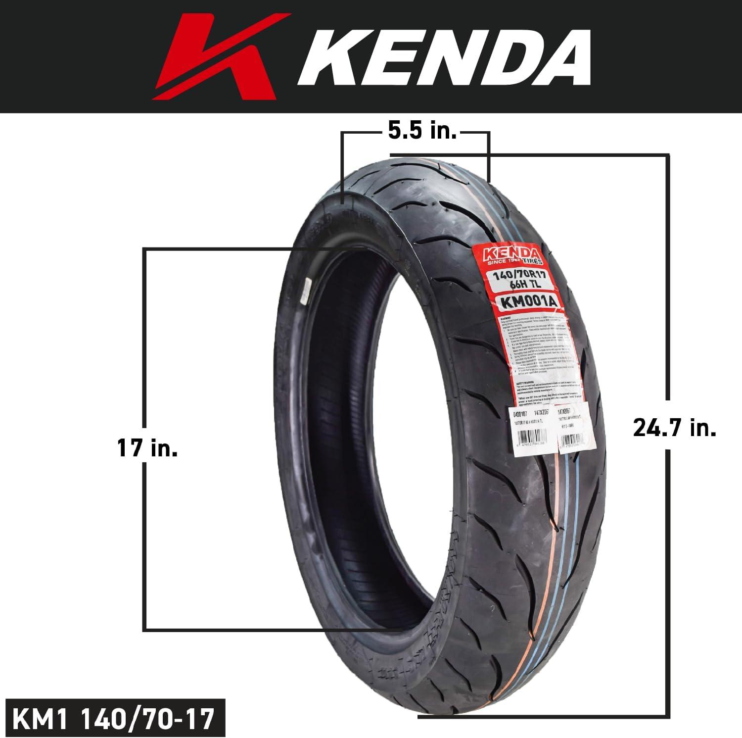 imageKenda KM1 KM001 12070ZR17 Front 58W ampamp 18055ZR17 Rear 73W Tires for Sport Touring Motorcycles Radial with HighSpeed Stability ampamp Excellent Wet Grip wKeychain 1207017 1805517 2Pack1107017 F 1407017 R