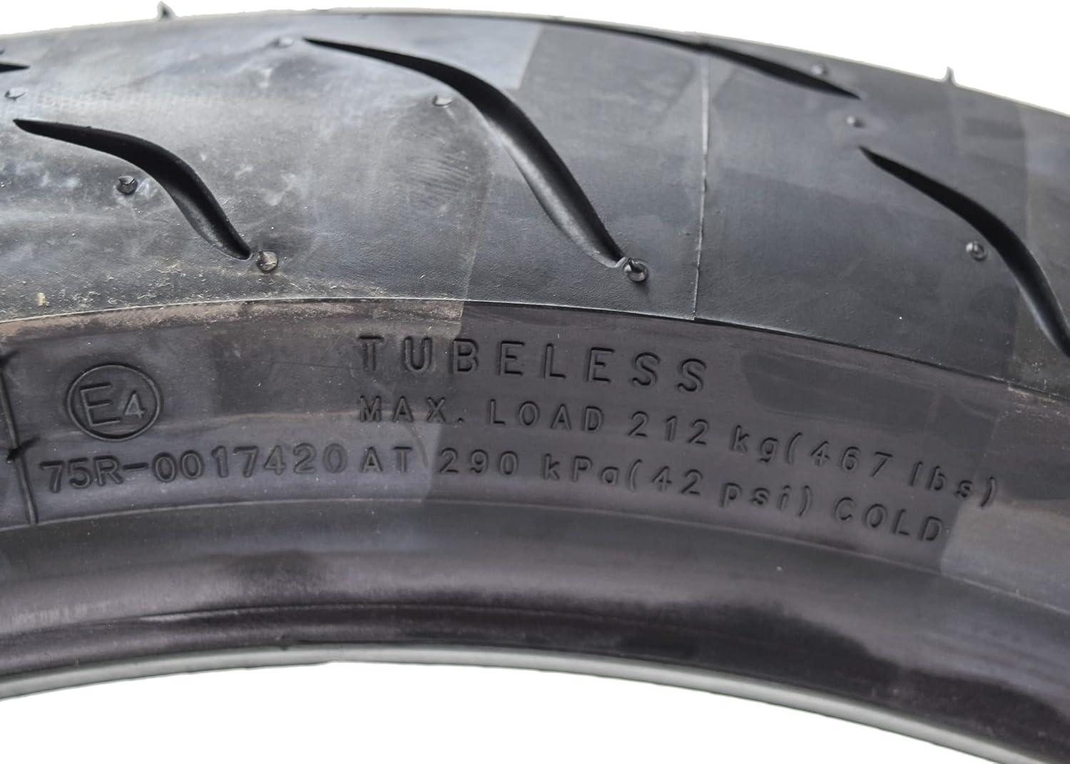 imageKenda KM1 KM001 12070ZR17 Front 58W ampamp 18055ZR17 Rear 73W Tires for Sport Touring Motorcycles Radial with HighSpeed Stability ampamp Excellent Wet Grip wKeychain 1207017 1805517 2Pack1107017 F 1606017 R