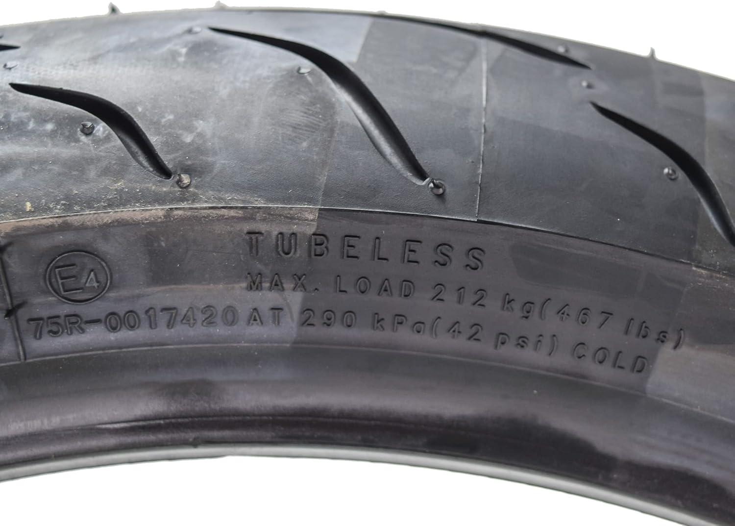 imageKenda KM1 KM001 12070ZR17 Front 58W ampamp 18055ZR17 Rear 73W Tires for Sport Touring Motorcycles Radial with HighSpeed Stability ampamp Excellent Wet Grip wKeychain 1207017 1805517 2Pack1107017 F