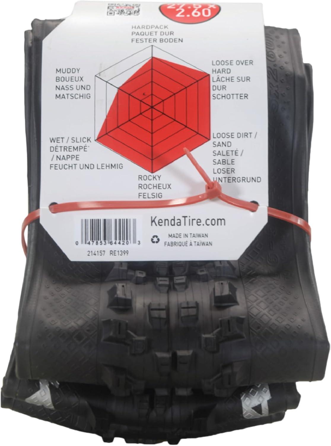 imageKenda Nevegal 2 EMC K1211E 29x260 Mountain Bike Tire with Foldable ATC Casing ENDTC Compound EBike Ready ECER75 Low Rolling Resistance for EnduroTrail with Keychain275x260275x240 Tire