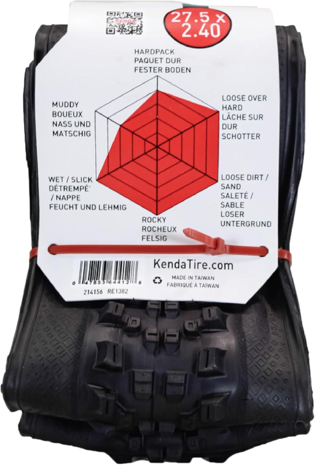 imageKenda Nevegal 2 EMC K1211E 29x260 Mountain Bike Tire with Foldable ATC Casing ENDTC Compound EBike Ready ECER75 Low Rolling Resistance for EnduroTrail with Keychain275x240 Single Tire