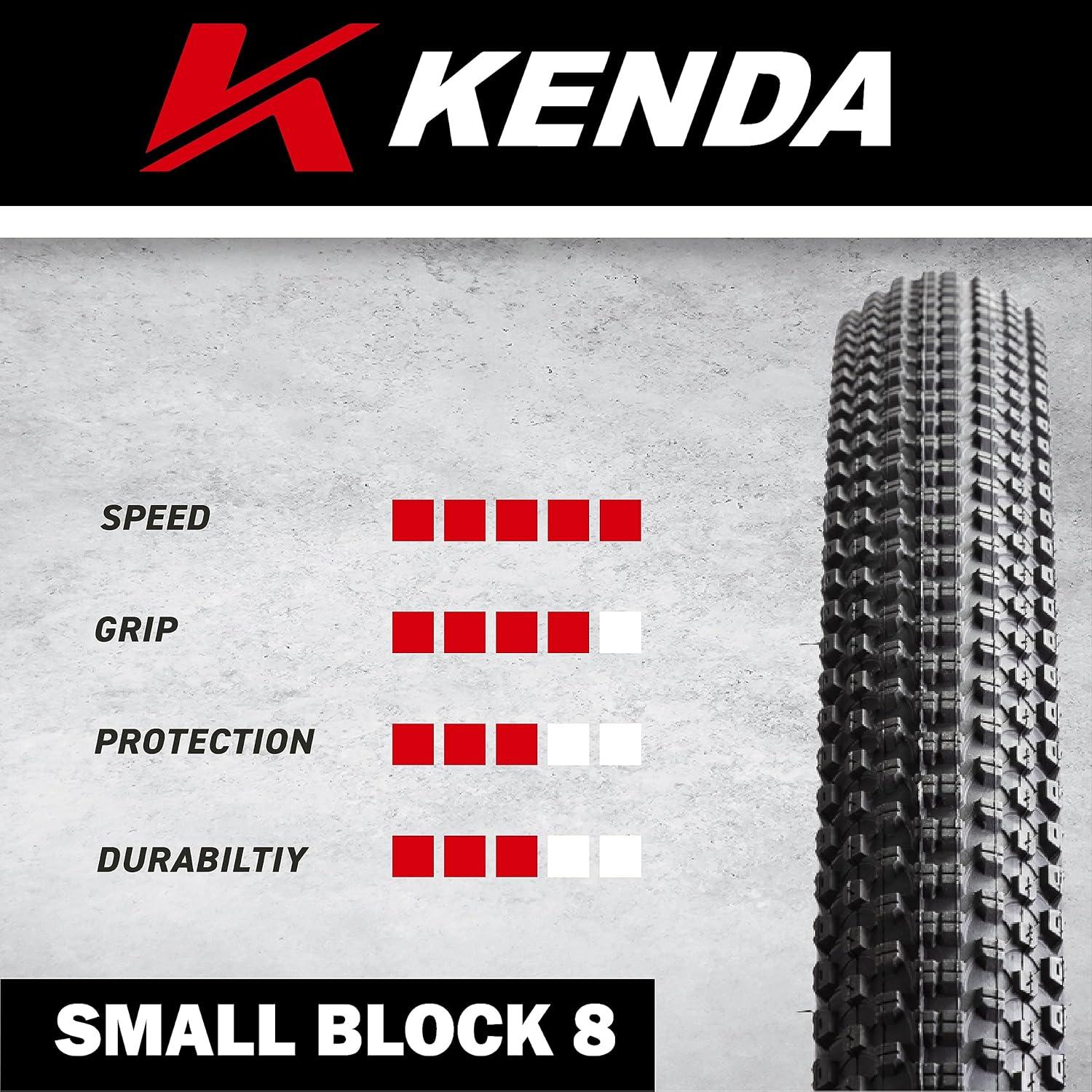 imageKenda Small Block Eight Pro DTC KSCT 120tpi Fold Bicycle Tire with Bottle Opener26x210 Single Tire  Tube