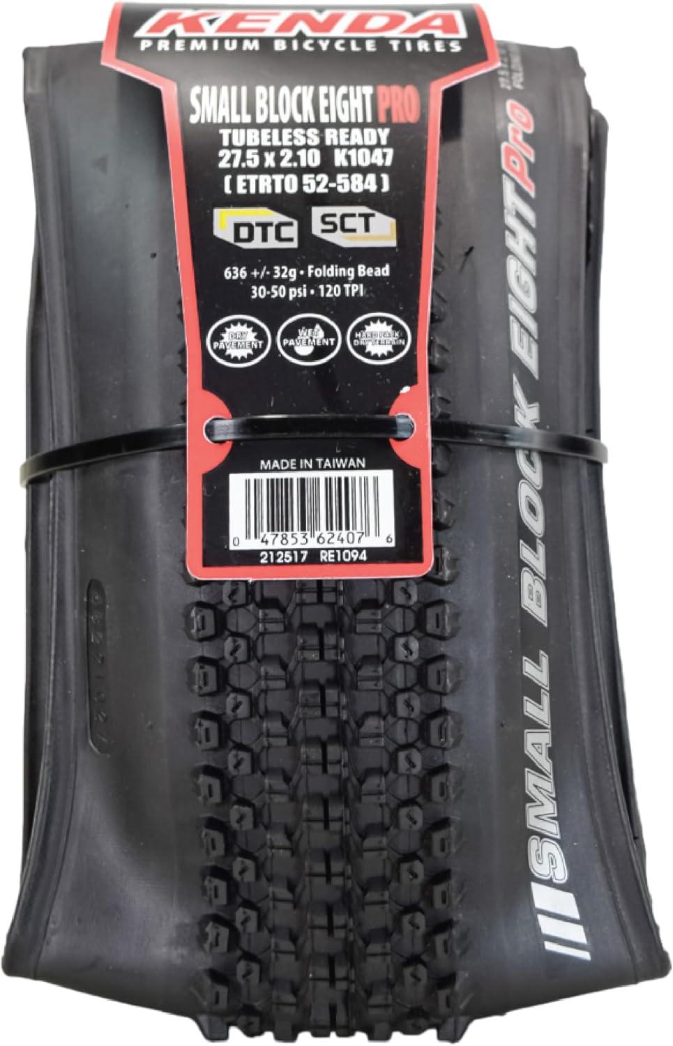 imageKenda Small Block Eight Pro DTC KSCT 120tpi Fold Bicycle Tire with Bottle Opener26x235 Single Tire  Tube