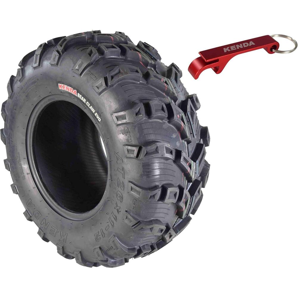 imageKenda Bear Claw EVO 26x1112 ATV UTV All Terrain Mud Bearclaw Tires with Bottle Opener Keychain