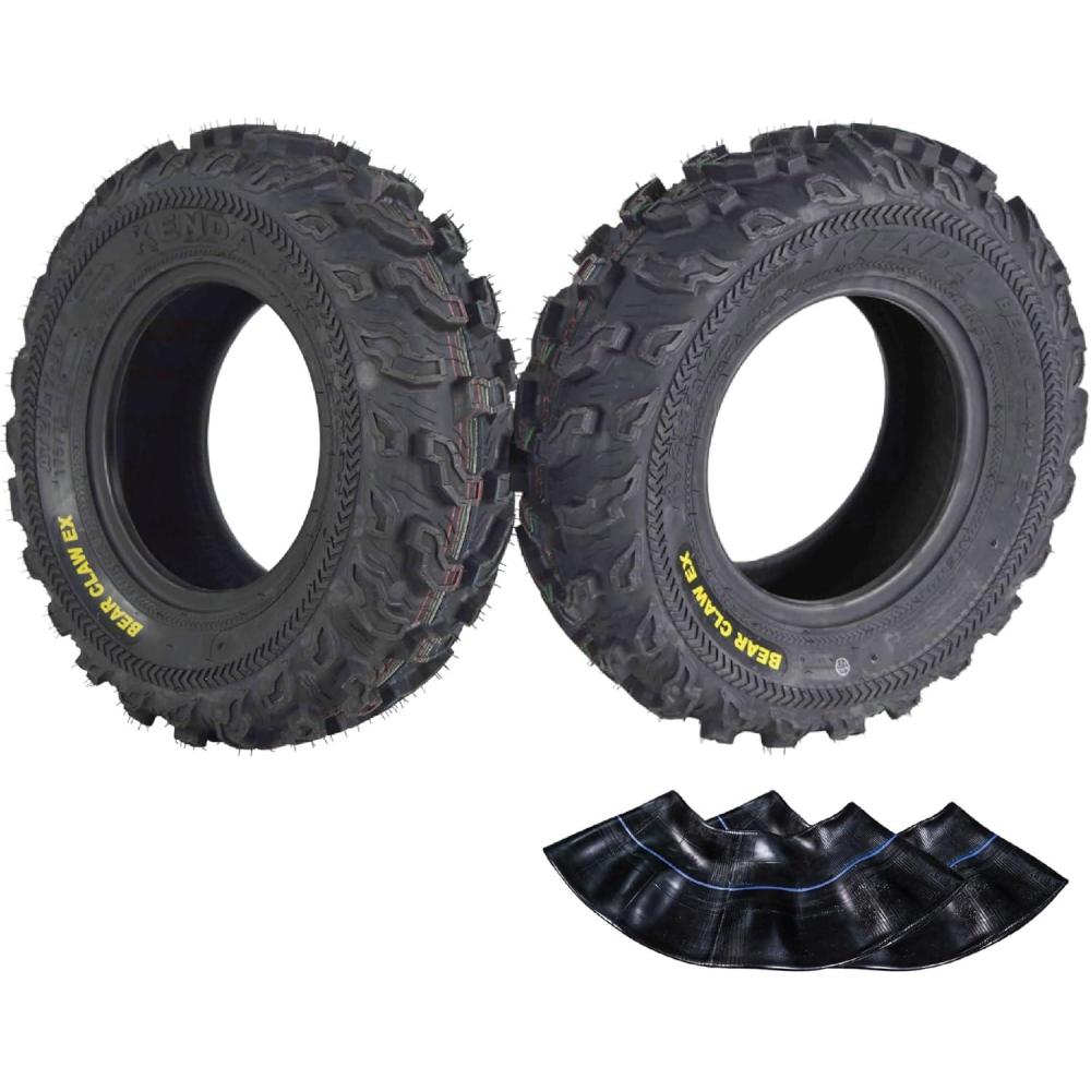 imageKenda Bearclaw EX K57321x710 Front Tire for All Terrain ATV UTV and Side by Side SxS Vehicles  6Ply  Bear Claw EX 21x7x1021x710 2 Tires  2 Tubes