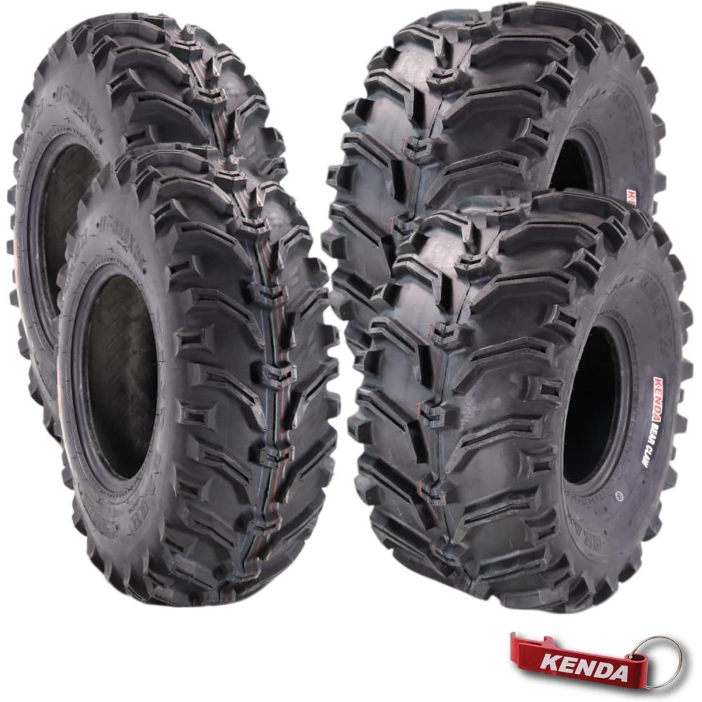imageKenda Bearclaw K29925x811 Front Tire for All Terrain ATV UTV and Side by Side SxS Vehicles  6Ply  Bear Claw 25x8x11 with Kenda Keychain25x811  25x1259