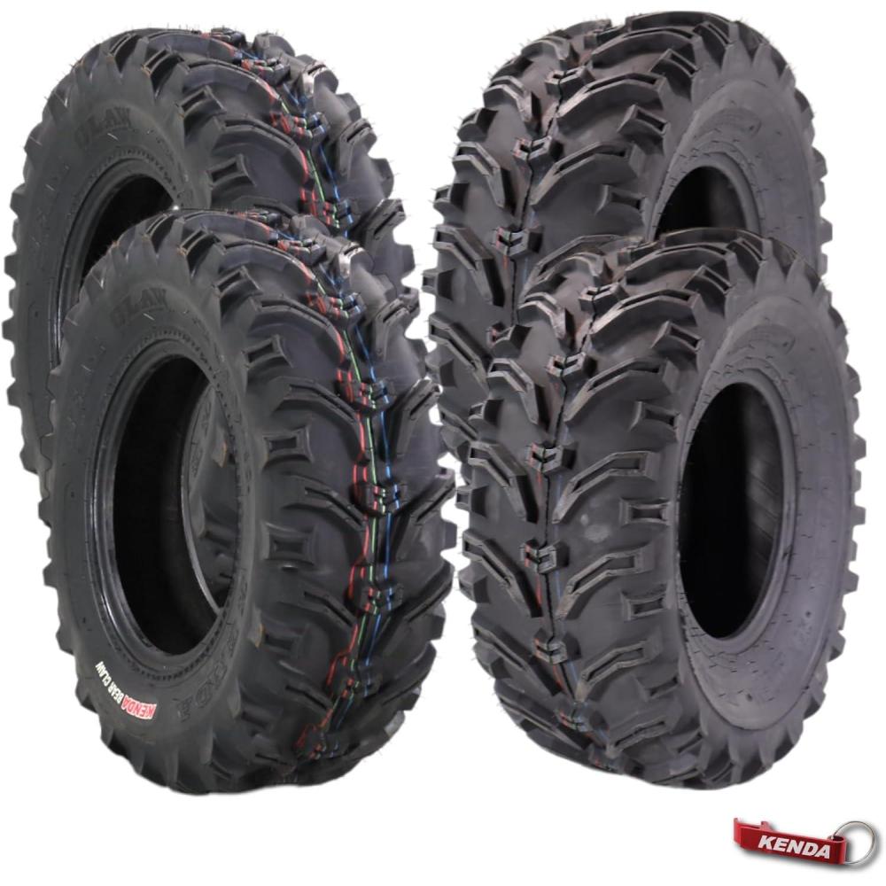 imageKenda Bearclaw K29925x811 Front Tire for All Terrain ATV UTV and Side by Side SxS Vehicles  6Ply  Bear Claw 25x8x11 with Kenda Keychain25x812  25x1011